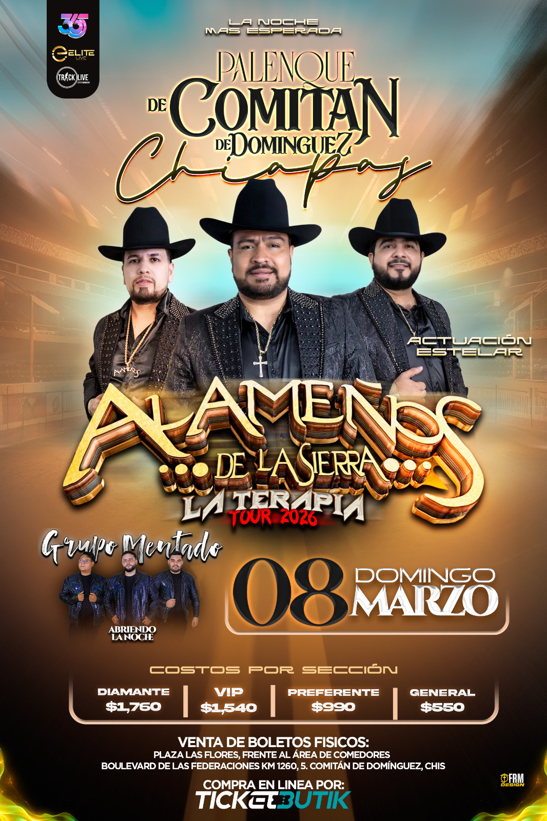 Evento Ticket Butik - ALAMEÑOS DE LA SIERRA