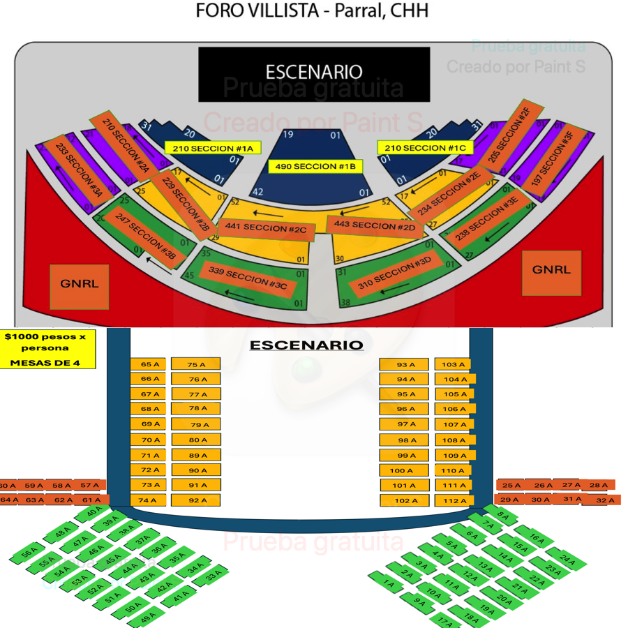 Mapa evento Ticket Butik - ALAMEÑOS DE LA SIERRA