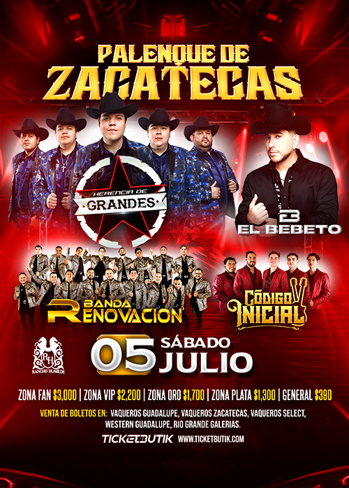 Evento Ticket Butik - HERENCIA DE GRANDES