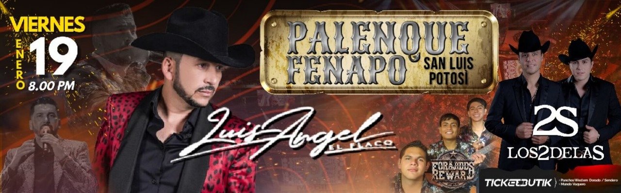 Info boletos Palenque FENAPO San Luis Potosi